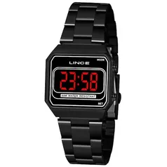 Relógio Lince Feminino Digital Led Preto Mdn4645l Pxpx