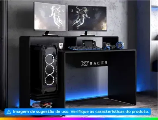 [MagaluBR/CC Mastercard] Mesa Gamer XT Racer Expert Preta