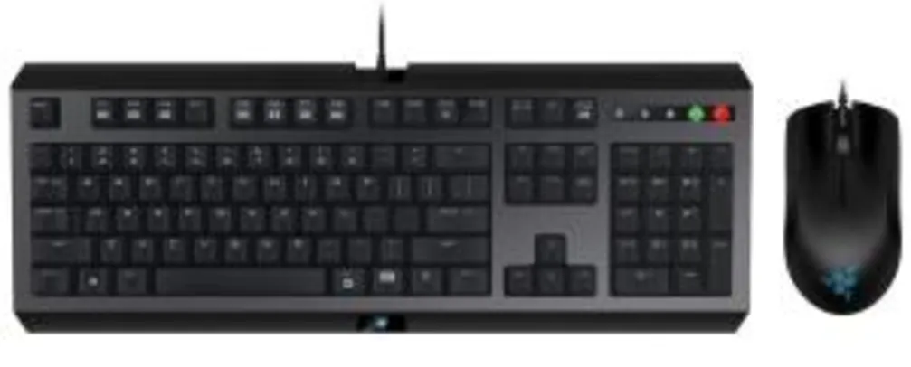 Teclado com Fio Cyclosa para PC + Mouse Abyssus 1800DPI para PC - Razer - R$175,99