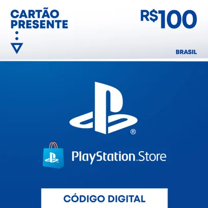 [Cartão Crédito AME] Gift Card PlayStation Store R$100