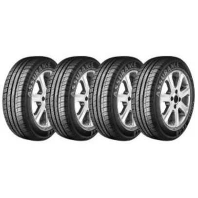 Kit de Pneus Goodyear de Alta Performance 175/65 Aro 14 Assurance 82T - 4 Unidades - R$840