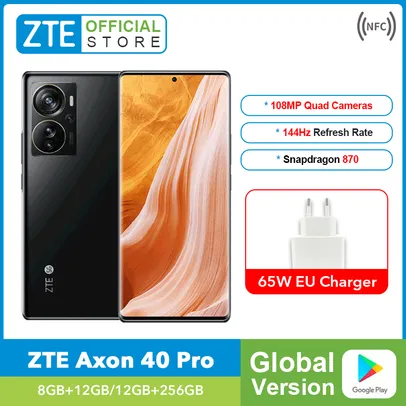 Smartphone ZTE Axon 40 Pro 5G 8gb / 128 gb Snap 870