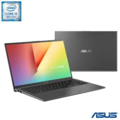 Saindo por R$ 2900: Notebook Asus Vivobook X512FJ i5-8265u 8 GB RAM MX230 Tela Full HD | Pelando