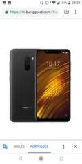 Xiaomi Pocophone F1 Global Version 6.18 inch 6GB 128GB Snapdragon 845 Octa core 4G Smartphone - Black por R$ 1241