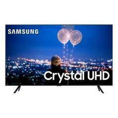 Smart TV Samsung 50" Crystal UHD 4K Borda Infinita 50TU8000 | R$2.249