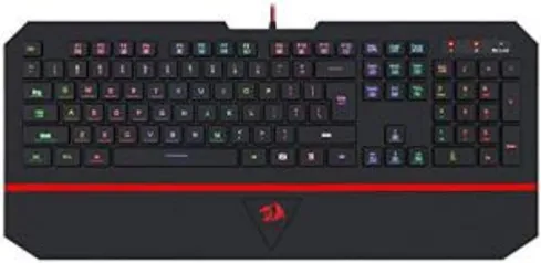 Teclado Gamer Redragon Karura 2 RGB C/Apoio de Pulso | R$110