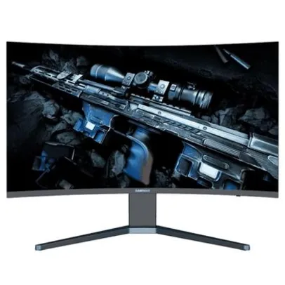 Monitor Gamer Curvo Gamemax 27 LED WQHD, 165Hz, 1ms, DisplayPort/HDMI, HDR400, FreeSync, Preto - GMX27C165Q