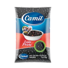 Feijão Preto Tipo 1 CAMIL 1kg