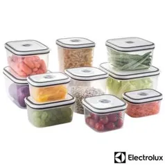 Jogo de Potes com 10 Peças com Tampa - Electrolux  | R$ 67,39