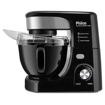 Foto do produto Batedeira Planetária Philco PHP500 Turbo 500W