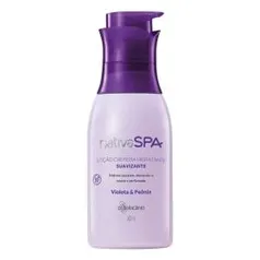 [o Boticário]- NATIVA SPA LOÇÃO HIDRATANTE VIOLETA & PEÔNIA, 400ML- 38,39