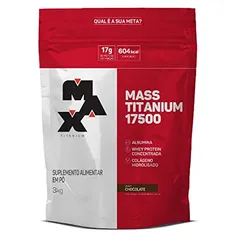 Mass Titanium 17500 (3 Kg), Max Titanium, Chocolate