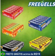 Bala Freegells Drops C/12 Sabores