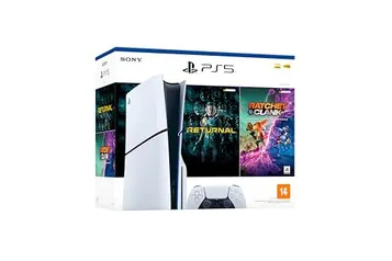 PlayStation®5 Slim Disk + 2 Jogos com leitor