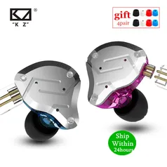 [NOVOS USUÁRIOS] Fone de ouvido híbrido in-ear KZ-ZS10 Pro | R$ 122