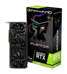 Placa de Vídeo GeForce RTX 3070 Gainward Phantom+, LHR 8Gb Gddr6