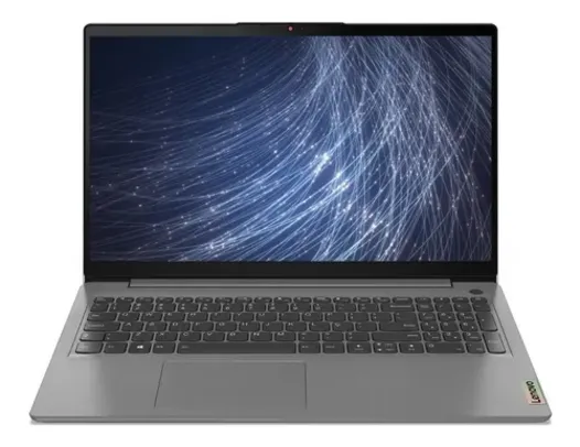 Notebook Lenovo IdeaPad 3 prata 15.6", AMD Ryzen 5 5500U  8GB de RAM 256GB SSD, AMD Radeon RX Vega 7