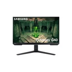 Monitor Gamer Samsung Odyssey G40 27 FHD, Tela Plana, 240Hz, 1ms, HDMI, FreeSync Premium, G-Sync Preto