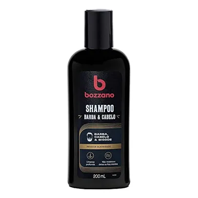 (REC) Bozzano Shampoo Para Barba Cabelo E Bigode 200Ml