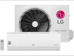 Ar-Condicionado Split LG 9.000 BTUs Quente/Frio Dual Inverter Voice | R$1700