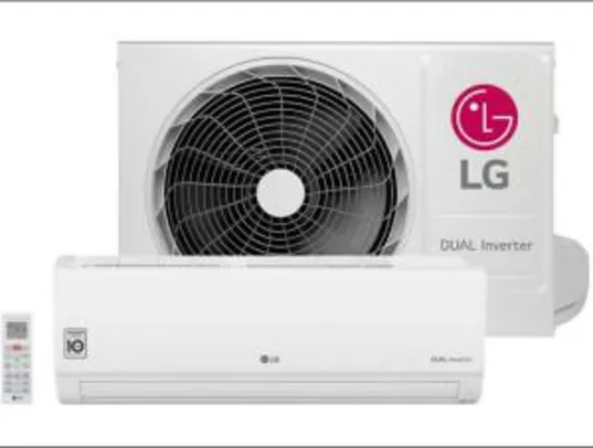 Ar-Condicionado Split LG 9.000 BTUs Quente/Frio Dual Inverter Voice | R$1700