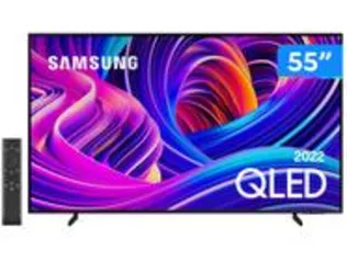 Smart TV 55” 4K QLED Samsung QN55Q60BAGXZD