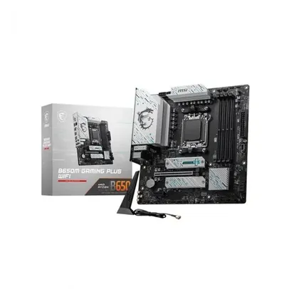 Placa Mãe MSI B650M Gaming Plus Wi-Fi AM5 B650 mATX DDR5