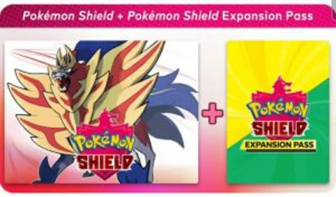Pokemon Shield + Expansão Gift Card DIGITAL | R$149