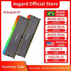 Asgard Memoria Ram Rgb Ddr4 8gbx2 3200mhz W2 Series