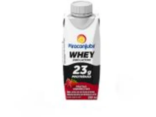 [ Cliente ouro / L6P4 ] Bebida Láctea Piracanjuba Whey Frutas Vermelhas