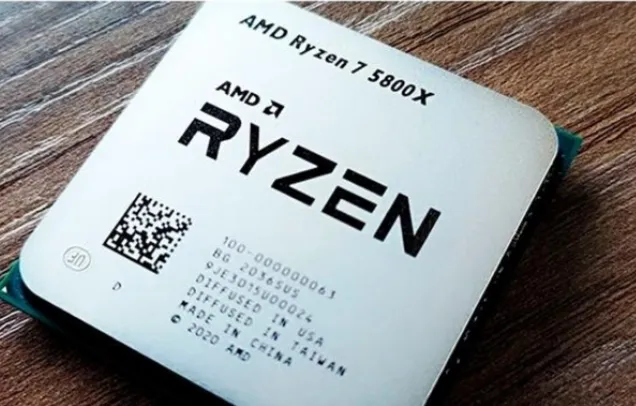Processador AMD Ryzen 7 5800X, Cache 36MB, 3.8GHz (4.7GHz Max Turbo), AM4 - 100-100000063WOF