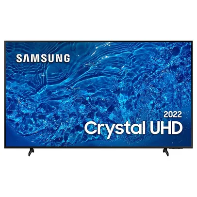 Smart TV Samsung 55 Crystal UHD 4K BU8000, 3 HDMI, 2 USB, Wifi, Bluetooth, Alexa, Google Assistante,