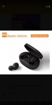 ORIGINAL - Versão Global Xiaomi Redmi Airdots R$98