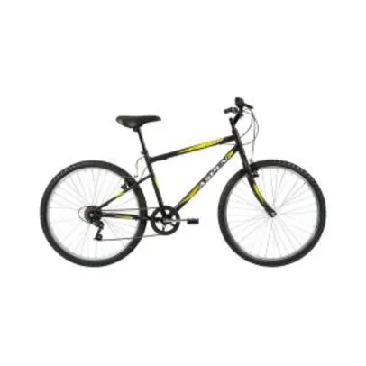 Bicicleta Aro 26 Caloi 7 Marchas Aspen Lazer Preta | R$549