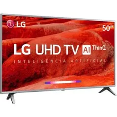 [APP - R$: 1.439 AME] Smart TV LG 50" LED Ultra HD 4K - 12x S/Juros