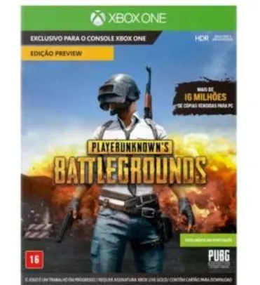 Playerunknown’S Battlegrounds - Xbox One | R$ 62,91 boleto