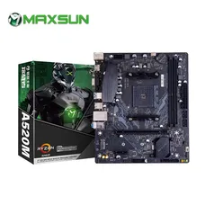 Placa-mãe MAXSUN-AMD A520M, DDR4, M.2, USB 3.2, STAT3.0