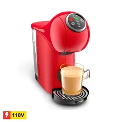 REEMBALADO: Cafeteira Expresso Arno Dolce Gusto Genio S Plus Multibebidas - Vermelha 110V