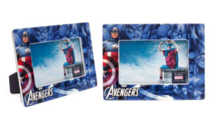 Porta retratos dos super-heróis Marvel - R$9,90