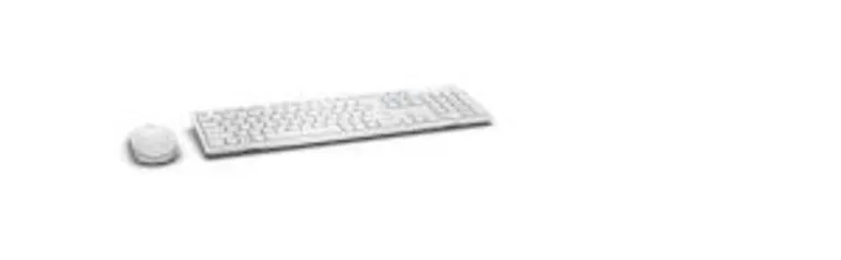 Teclado e Mouse Wireless Dell, KM636, Branco | R$129