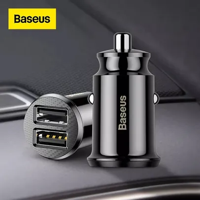 Carregador Automotivo USB Baseus 12v Dual Usb Car Charger 3.1a Fast Charging For Iphone Samsung Mini Usb Car 