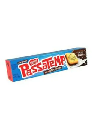 [RECORRÊNCIA] Biscoito Recheado, Chocolate, Passatempo 130g R$1,24
