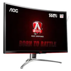 Monitor AOC Gamer 31.5 Pol. 144hz Curva 4ms Full HD