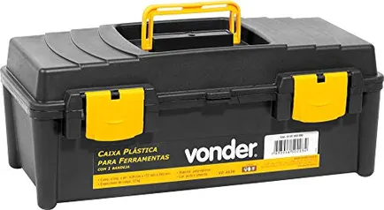 Caixa Plástica Vd 4038, Com 1 Bandeja Vonder