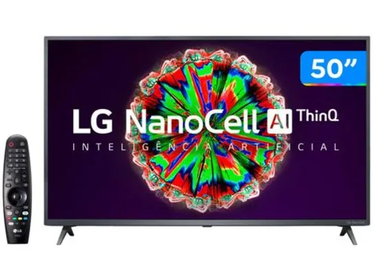 Smart TV 4K UHD NanoCell 50 polegadas 50NANO79SND | R$2340