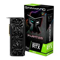 Placa de Video Gainward GeForce RTX 3070 Phantom+, LHR, 8GB, GDDR6, 256-bit, NE63070019P2-1040M