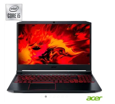 Notebook Gamer Acer Nitro, Intel® Core™ i5, NVIDIA GTX 1650, 8GB, 1TB+256GB SSD, Windows 11, Tela de