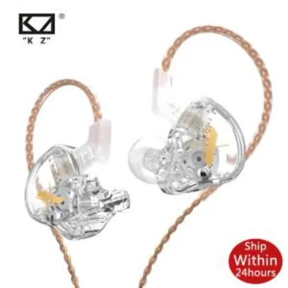 (Novos Usuários) Fone de ouvido com microfone KZ: EDX | R$0,24