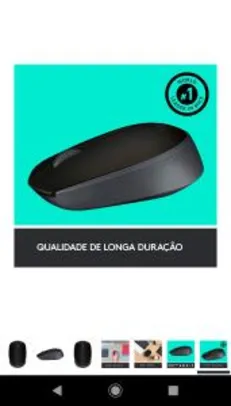 Mouse Logitech M170 Wireless | R$50