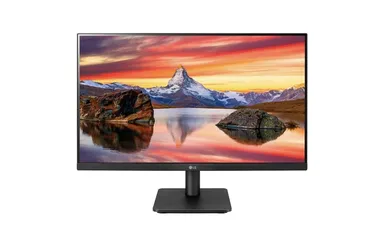 Monitor LG 23.8 Full HD, IPS, HDMI, VESA, FreeSync, Sem Bordas, Preto - 24MP400-B